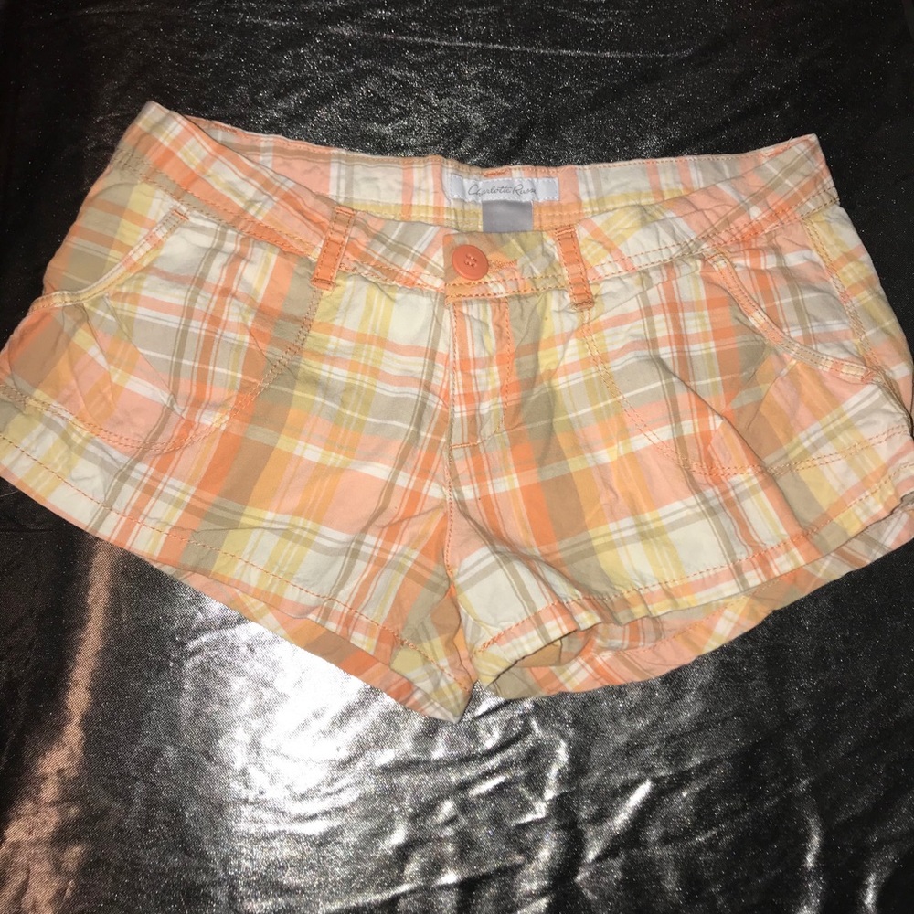 Charlotte Russe Plaid Shorts